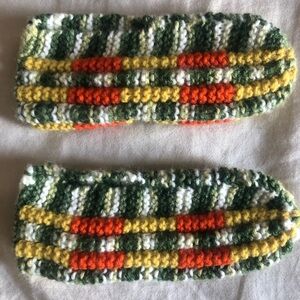 Handmade Knitted Wool Slippers Brand New
